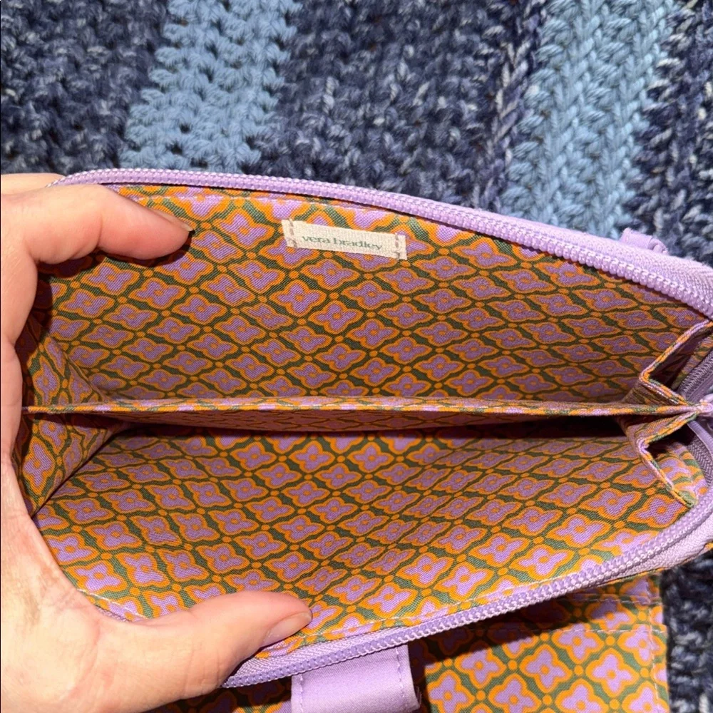 Vera Bradley Floral Crossbody Bag with Lavender Wallet - Picture 6 of 8